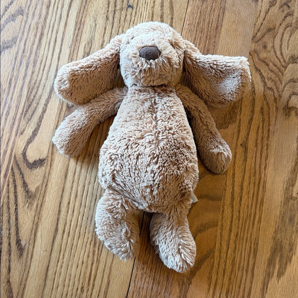 Jellycat Bashful Toffee Puppy stuffed animal Rare retired plush